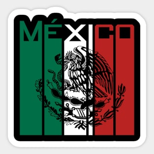 Playera Mexico Dia de la Independencia Mexicana bandera de Mexico Sticker